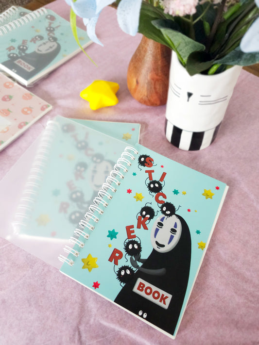 A6 Reusable Sticker Book - No Face and Dust Spirit