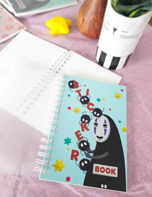 A6 Reusable Sticker Book - No Face and Dust Spirit