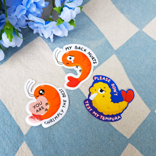 Shrimp Series Stickers