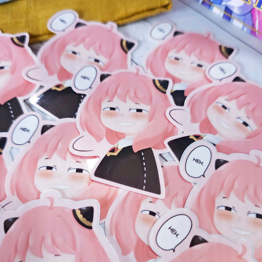 Telepathy Kid Anya Heh Sticker