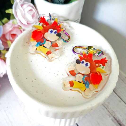 Bear x Bird Acrylic Keychain