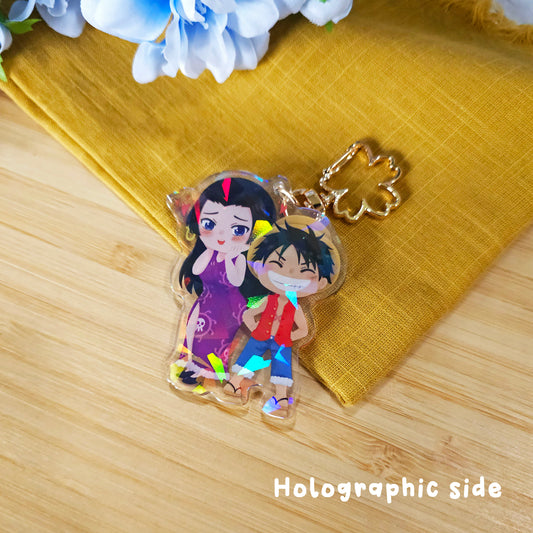 OP Snake Princess x Pirate King Acrylic Keychain