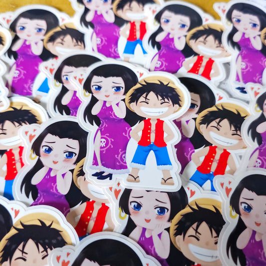 Pirate King x Snake Princess Sticker