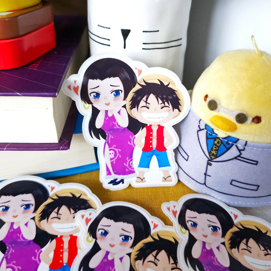 Pirate King x Snake Princess Sticker