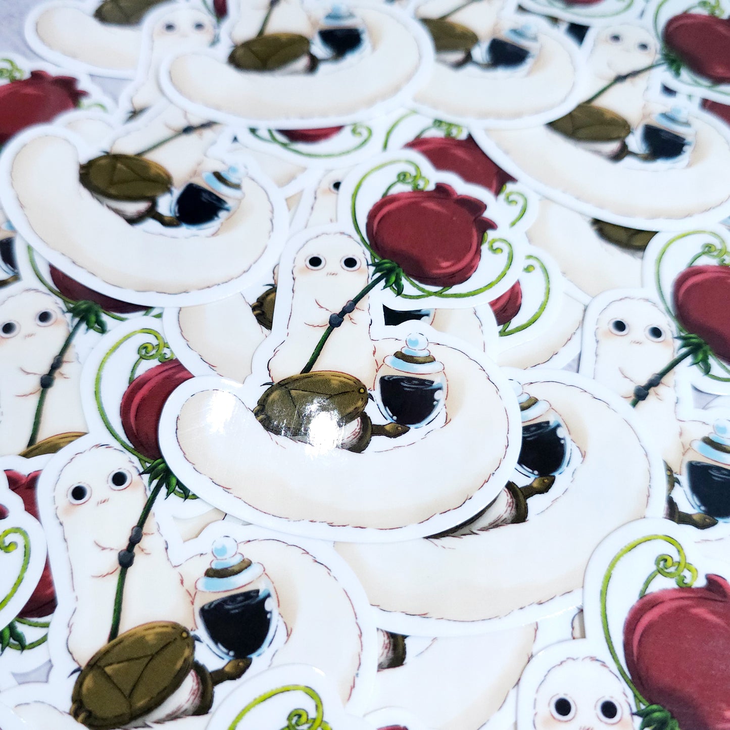 Fluffy Bug Buddy Sticker