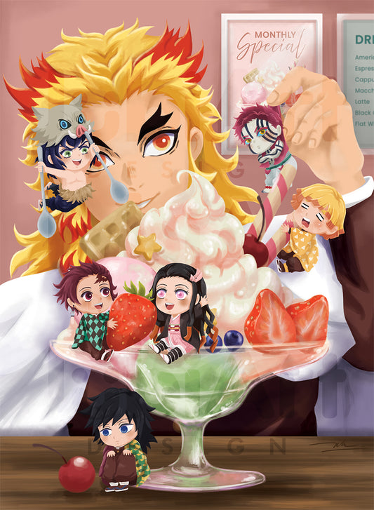 Dessert Slayers Art Print