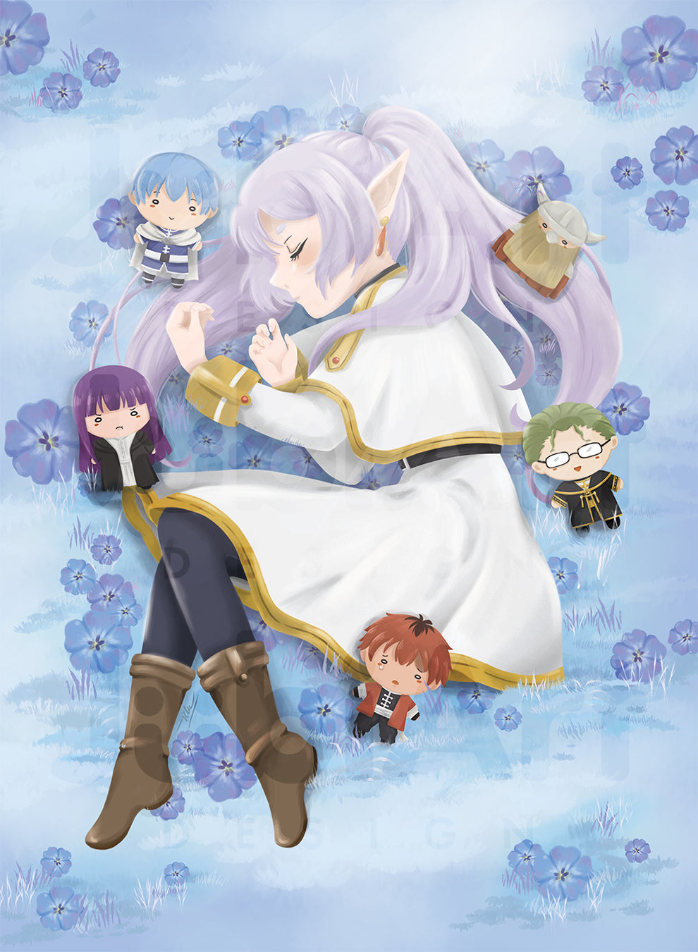 Wandering Elf Art Print