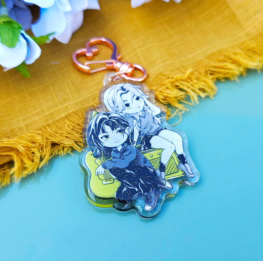 Green Yuri MitsuAya Acrylic Keychain
