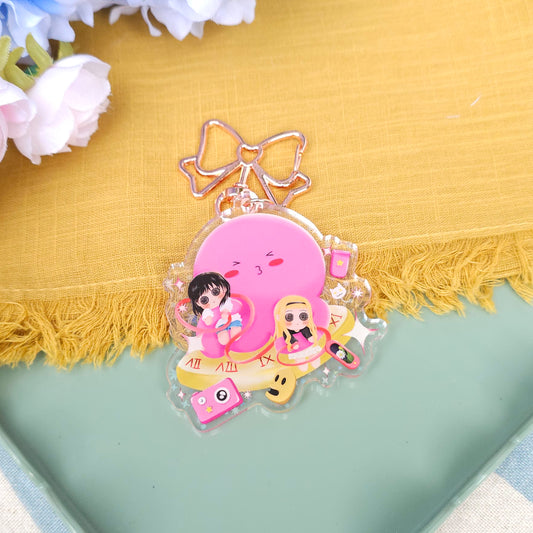 TOS Happy Alien Acrylic Keychain