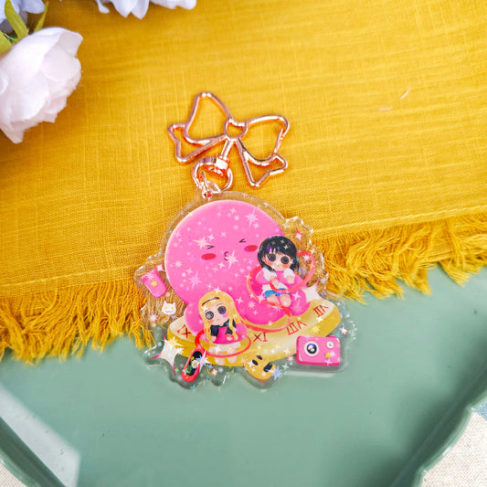 TOS Happy Alien Acrylic Keychain