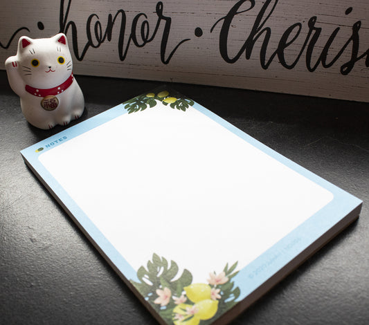 Lemon Memo Pad