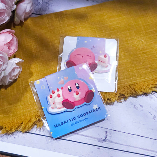 Pink Blob Magnetic Bookmark