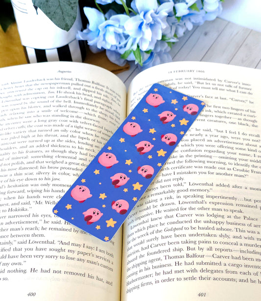 Cute Pink Blob / Kirboi Bookmarks