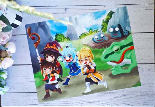 Adventuring in Parallel World Art Print