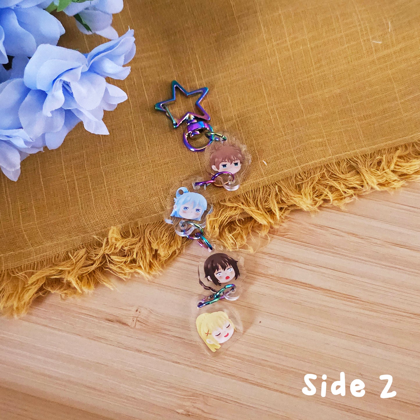Silly Adventuring Party Connecting Acrylic Keychain