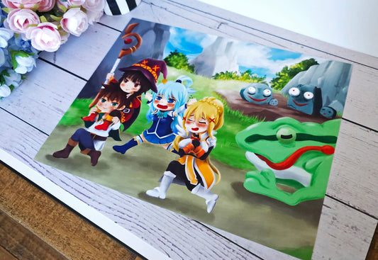 Adventuring in Parallel World Art Print