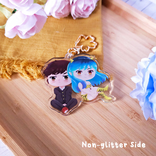 Alien Girl x Silly Boy Acrylic Keychain