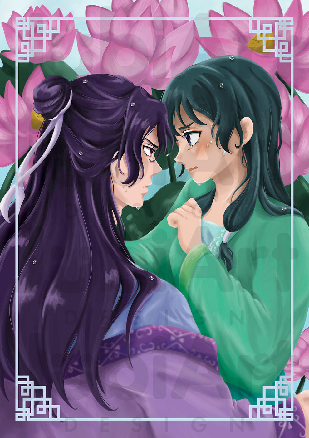 MaoJin and the Frog Art Print