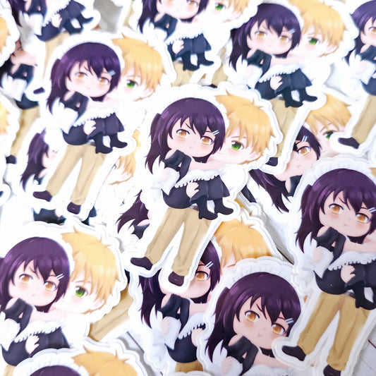 Demon President x Outer Space Alien Sticker