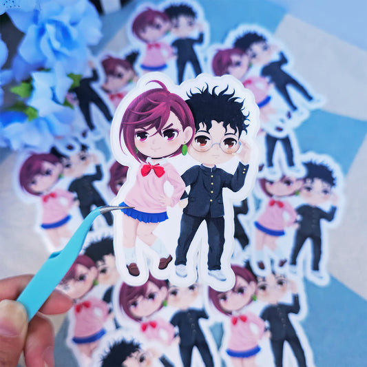 Psychic Girl x Awkward Fellow Sticker