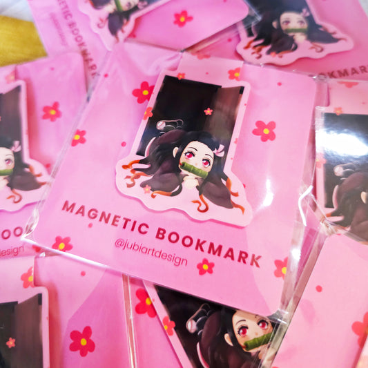Demon Girl Magnetic Bookmark