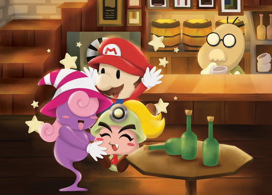 Plumber Bro and Friends Art Print