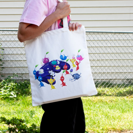 13" x 15" Canvas Tote Bags - Little Alien Helpers