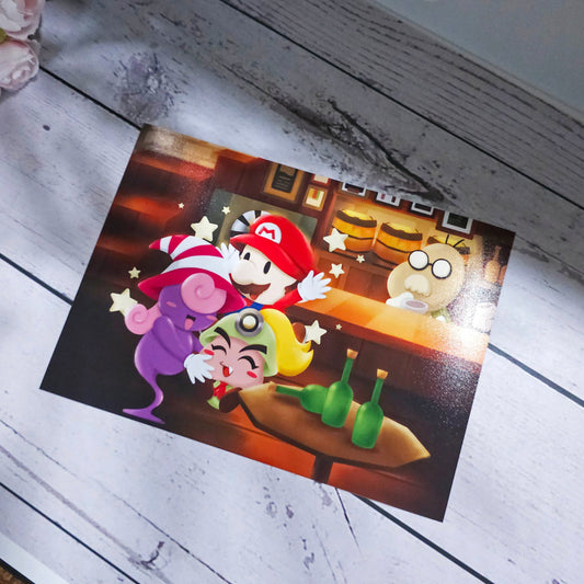 Plumber Bro and Friends Art Print