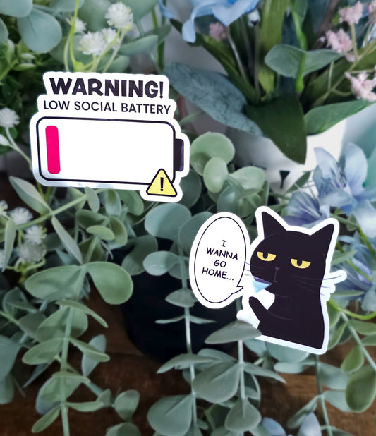 Social Anxiety Stickers