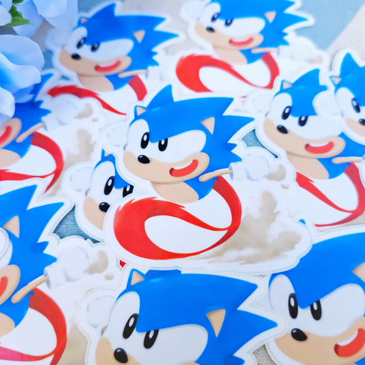 Super Fast Hedgehog Sticker