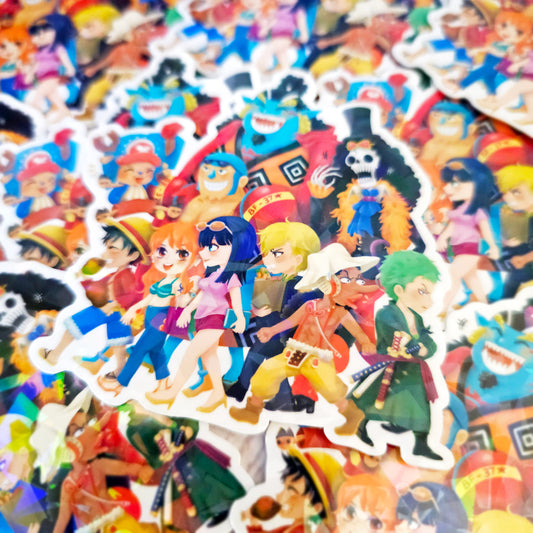 OP Straw Hat Crew Sticker