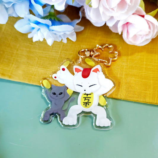 DDD Cats Dance Acrylic Keychain