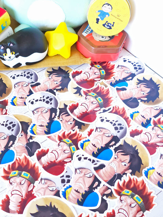 Worst Generation Pirate Trio Stickers