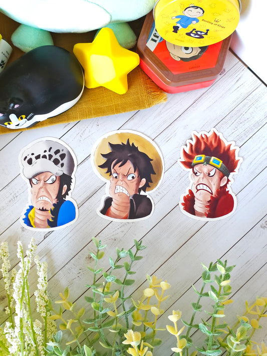 Worst Generation Pirate Trio Stickers