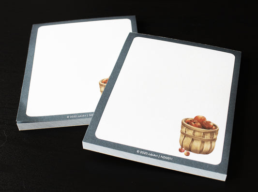 Apple Basket Memo Pad