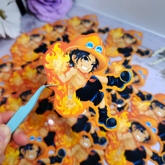 OP Fire Fist Sticker
