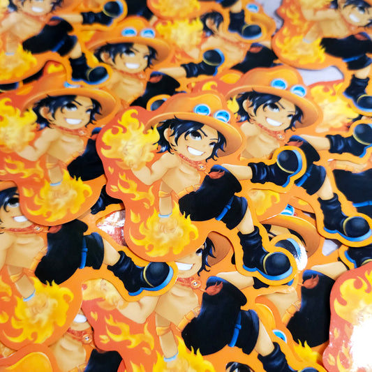OP Fire Fist Sticker