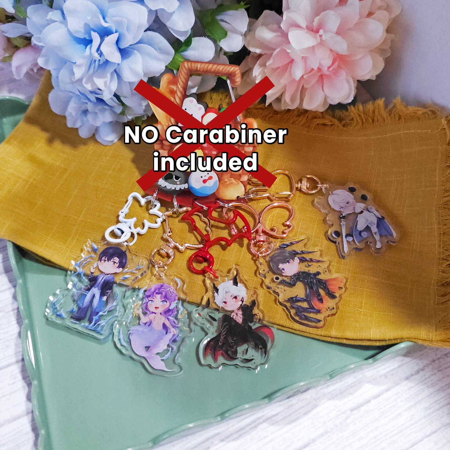 LADs Men Acrylic Keychain