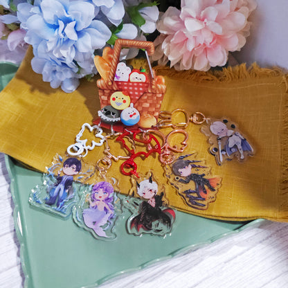 LADs Men Acrylic Keychain