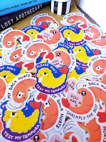 Shrimp Series Stickers