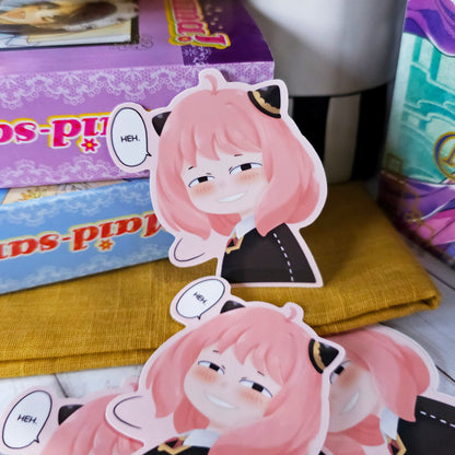Telepathy Kid Anya Heh Sticker