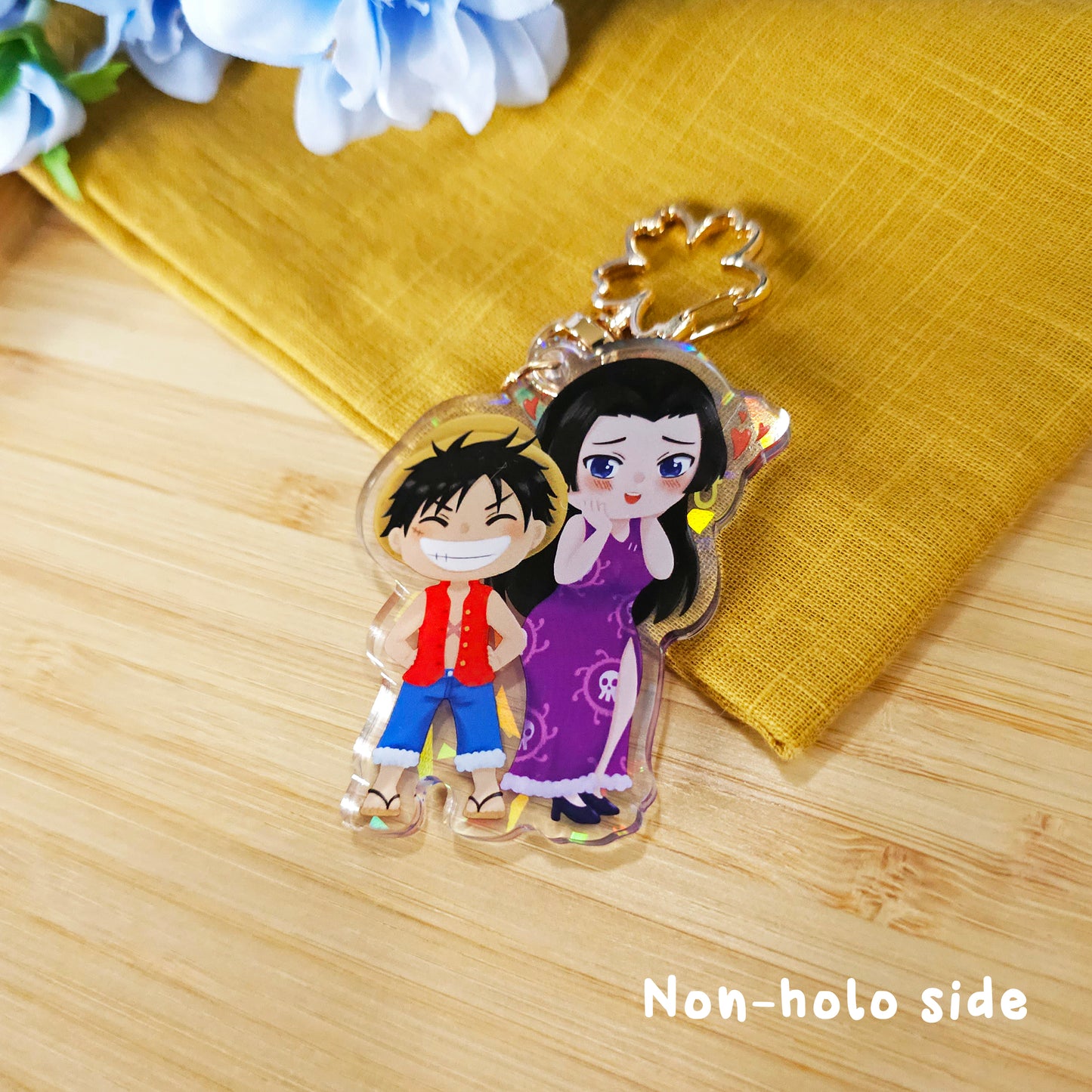 OP Snake Princess x Pirate King Acrylic Keychain