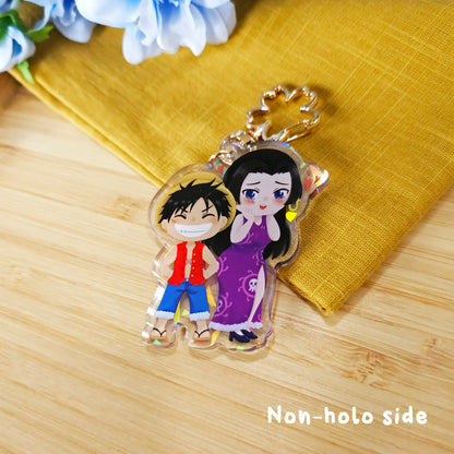 OP Snake Princess x Pirate King Acrylic Keychain