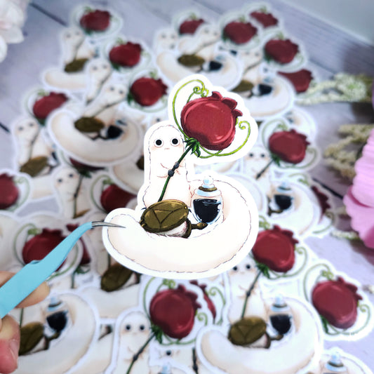 Fluffy Bug Buddy Sticker