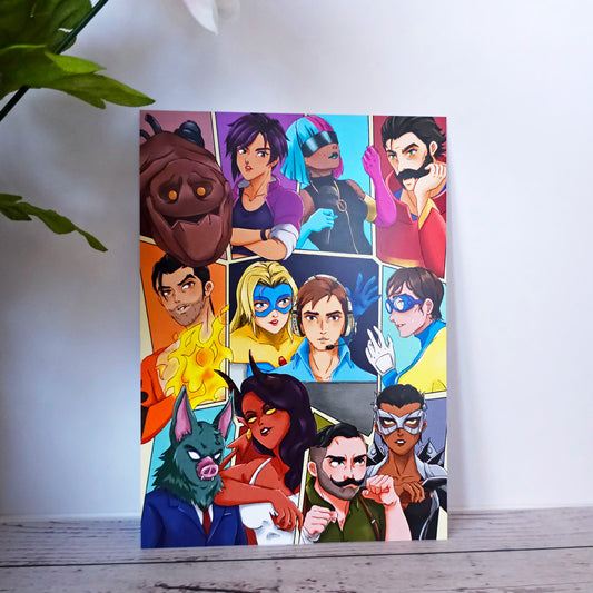 Dispatch Z-team Art Print