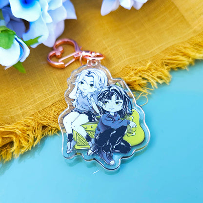 Green Yuri MitsuAya Acrylic Keychain
