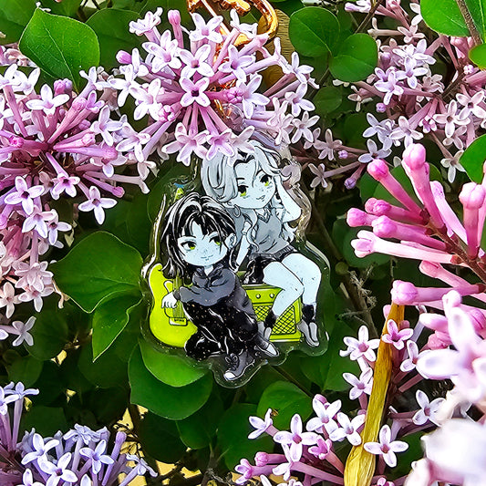 Green Yuri MitsuAya Acrylic Keychain