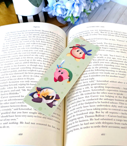 Cute Pink Blob / Kirboi Bookmarks