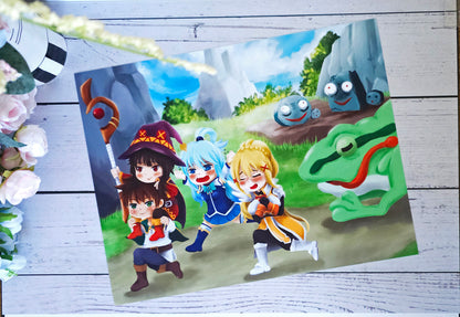 Adventuring in Parallel World Art Print