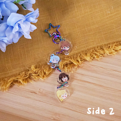 Silly Adventuring Party Connecting Acrylic Keychain